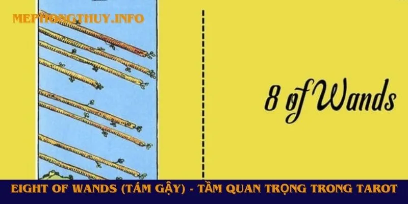 Eight of Wands (Tám Gậy) - Tầm quan trọng trong Tarot