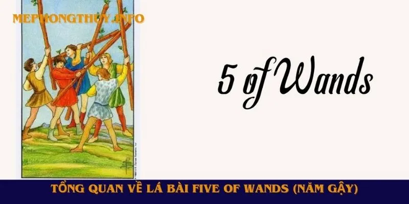 Tổng quan về lá bài Five of Wands (Năm Gậy)