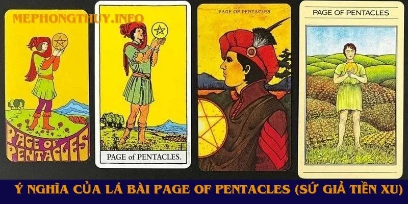 Ý nghĩa của lá bài Page of Pentacles (Sứ Giả Tiền Xu)